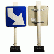 Balise J5 autorelevable (kit complet) - Made in France - Rétroréfléchissant classe 2 Balise J5 autorelevable (kit complet) - Made in France - Rétroréfléchissant classe 2