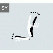 Siège de bureau Alaia moyen dossier - Sokoa - Gris, Synchrone, Sol dur_1