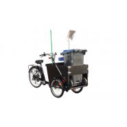 Triporteur pour collecte des déchets - amsterdam air - transporter jusqu'à 100 kg ou 230 litres de déchets souples ou tranchants