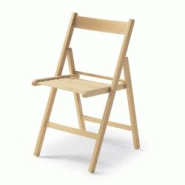 Yelloo - Chaise LIBRO Couleur NATUREL Pliable Gain de place Bois de hêtre massif - beige Bois massif 951 Yelloo - Chaise LIBRO Couleur NATUREL Pliable Gain de place Bois de hêtre massif - beige Bois massif 951