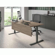 Bureau droit Alerion pour professionnels - Plateau mélaminé Ep.30 mm - 100 à 180 cm de largeur Bureau droit Alerion pour professionnels - Plateau mélaminé Ep.30 mm - 100 à 180 cm de largeur