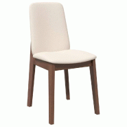 Chaises à manger coussins 2 pcs marron bois massif caoutchouc Modèle Vega Executive Vision - 8721158561268