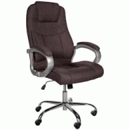 CLP Fauteuil de bureau XL Apoll Tissu Marron - marron textile 191690503 CLP Fauteuil de bureau XL Apoll Tissu Marron - marron textile 191690503