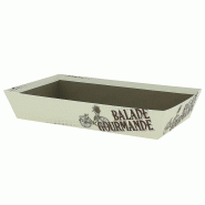 Corbeille carton rectangle Balade Gourmande 33x20 - Corbeille carton rectangle Balade Gourmande 33x20 -