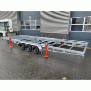 DT 7m20 x 2m44 Version amovible 3 x essieux 1800 kg + deck DT 7m20 x 2m44 Version amovible 3 x essieux 1800 kg + deck