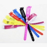 Eco'pass vinyle - reference : ids21perso - bracelet de contrôle inviolable économique