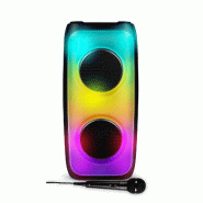 Enceinte Autonome Sono DJ BIG BEN PARTY PARTYBTHPM - 50W - Bluetooth 5.0 USB SD - effets LED, Activation de Basses, Micro inclus - 3666638040893