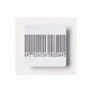 Étiquette radio-fréquence faux codes barre , blanche ou noir