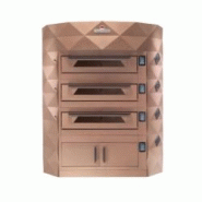 Four à pizza pâtisserie boulangerie modulaire électrique DIAMOND 9 PIZZA ITALFORNI - design Matteo Beraldi - finition aluminium, laiton, bronze ou plomb Four à pizza pâtisserie boulangerie modulaire électrique DIAMOND 9 PIZZA ITALFORNI - design Matteo Beraldi - finition aluminium, laiton, bronze ou plomb