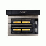 Four à sole 2 chambres 6 x (Ø)300 mm ou 4 x (Ø)350 mm ou 2 x (Ø)450 mm, 17 600 W, 400 V - TRI Four à sole 2 chambres 6 x (Ø)300 mm ou 4 x (Ø)350 mm ou 2 x (Ø)450 mm, 17 600 W, 400 V - TRI
