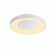 Nordlux Plafonnier Halyna  Matière plastique Blanc ,  H. 58 - IP20 - LEDModule /   Intérieur - blanc métal 5704924025983