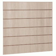Panneau rainuré R20 L120xP120cm épaisseur 18mm - orme clair_0