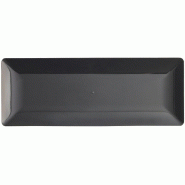 Plateau Fluid' PS noir 40x15x1,5cm noir - par 100
