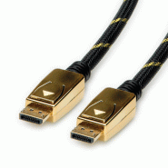 Roline gold câble displayport, v1.4, dp m - dp m, 1 m_0