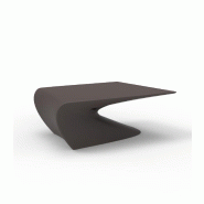 Table basse design in & out WING - marron
