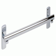 Tesa Klaam Porte Serviette, Métal Chromé, adhésif, technologie sans Percer, 60mm x 646mm x 73mm - argenté métal 40264-00000-00
