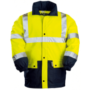 Veste PU jaune/marine 3M - Polyuréthane - Coverguard | 70310 Veste PU jaune/marine 3M - Polyuréthane - Coverguard | 70310