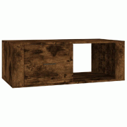 VidaXL Table basse Chêne fumé 100x50,5x35 cm Bois d'ingénierie Modèle Sirius Salon - 816541