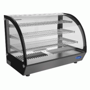 Vitrine chauffante bombée de comptoir 160L WHY160L-B Atosa