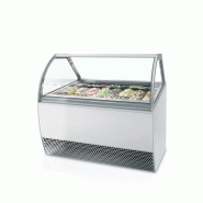 Vitrine congélateur de crème glacée blanc vitre bombé - 1496x1080x1... - PMILLENNIUM LX16