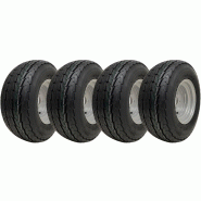 20.5x8.00-10 Roue de remorque 8ply 4 Inch PCD Road Legal 605kgs (Set of 4) 20.5x8.00-10 Roue de remorque 8ply 4 Inch PCD Road Legal 605kgs (Set of 4)