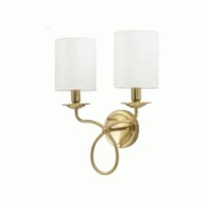 Applique murale double abat-jour Zagreb 35.5 x 17 x 43 cm Mauro Ferretti - jaune 8024609382635 Applique murale double abat-jour Zagreb 35.5 x 17 x 43 cm Mauro Ferretti - jaune 8024609382635