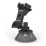 Brosse articulée - cangini - pour nettoyer les bordures, les trottoirs, les routes et les quais