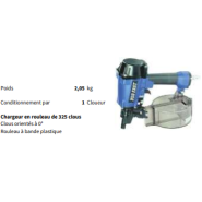 Cloueur pneumatique SPIT DUOFAST - CNP 65.1 - 800050 - Poids 2,05 kg - Chargeur 325 clous Cloueur pneumatique SPIT DUOFAST - CNP 65.1 - 800050 - Poids 2,05 kg - Chargeur 325 clous