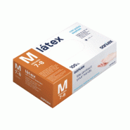 Gant latex poudré - Boite de 100 Medium - 3221170002466