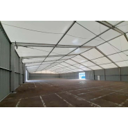 Hangar temporaire ou saisonnier - Stockage modulable - Montage rapide et économique pour entreprises agricoles, industrielles et logistiques