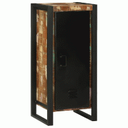 Helloshop26 - Armoire de salle de bain moderne avec 2 étagères rangement 40 x 35 x 90 cm en bois recyclé marron 02_0057649 - 3000240152603