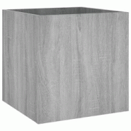 Helloshop26 - Jardinière bac lit surélevé plantes fleurs terrasse jardin sonoma 40 x 40 x 40 cm bois d'ingénierie gris 02_0038725 - 3000217885268 Helloshop26 - Jardinière bac lit surélevé plantes fleurs terrasse jardin sonoma 40 x 40 x 40 cm bois d'ingénierie gris 02_0038725 - 3000217885268