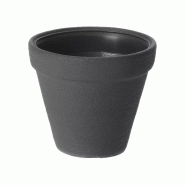 Prosperplast - Pot CLASSIC 10 L - 30x30x26 cm, anthracite - gris plastique polypropylène ZA2942