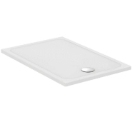 Receveur okyris rectangle droite - 120 x 80 cm - blanc - sans bonde