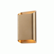 ROSSINI ILLUMINAZIONE Plak Applique Led 14W Ip65 Double Émission 3000K Cri90 En Métal Finition Or - Éclairage Design D'Intérieur Groupe Rossini -