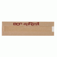 Sachet kraft sandwich à fenêtre 10+4x34cm - par 1000 - Fenêtre en polypropylène, couleur brun_0