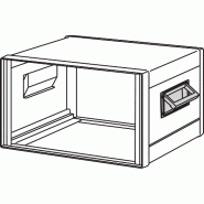 SCHROFF Comptec Poignée rabattable, RAL 7016, moulage sous pression