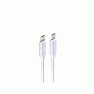 Shiverpeaks Câble BASIC-S USB 3.2, USB-C mâle, 1,50 m - blanc 4017538096142