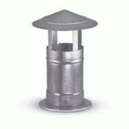 Sortie / deflecteur de toit - type chapeau - diam. 125 mm - oxygen industry