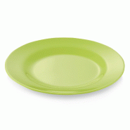 Assiette à dessert mélamine Ø 20 cm vert pomme lot de 12 - Was Germany - vert matière synthétique 4044925021876