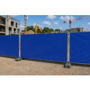 Bâches pour chantier - PVC enduit 650 à 900 g/m² - Résistance UV, gel et déchirement