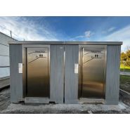 Cabine PMR double disponible en version manuelle, semi-automatique ou automatique - réf 2055