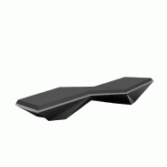 Chaise longue transat design FAZ - noir