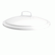 Couvercle avec poignée pour poubelle ronde tri sélectif 50L Gilac - Blanc_0