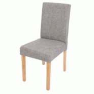 Décoshop26 - Chaise de salle à manger cuisine en tissu gris clair pieds en bois clair design moderne 04_0002354 - gris 3000272832696 Décoshop26 - Chaise de salle à manger cuisine en tissu gris clair pieds en bois clair design moderne 04_0002354 - gris 3000272832696
