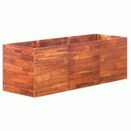 Helloshop26 - Jardinière lit surélevé plantes fleurs jardin d'acacia 150 x 50 x 50 cm 02_0001185 - 3000075491533 Helloshop26 - Jardinière lit surélevé plantes fleurs jardin d'acacia 150 x 50 x 50 cm 02_0001185 - 3000075491533