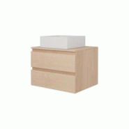 MOB-IN Ensemble meuble simple vasque 60 cm SORRENTO + vasque - marron 3701606505247 MOB-IN Ensemble meuble simple vasque 60 cm SORRENTO + vasque - marron 3701606505247