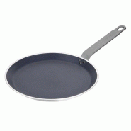 Poêle à crêpes en aluminium PRO 650 ml, (Ø)250 x (H)26 mm, avec revêtement teflon antiadhésif, compatible tous feux