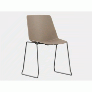 Lot de 2 chaises de réunion Rock piètement luge Lot de 2 chaises de réunion Rock piètement luge