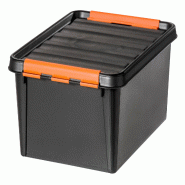 SmartStore Boîte de rangement PRO 14 L, 14 litres, noir - noir matière synthétique 307964